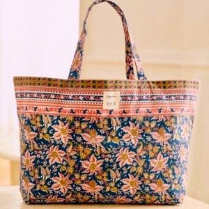 New Sezane x Sea New York floral prints tote bag